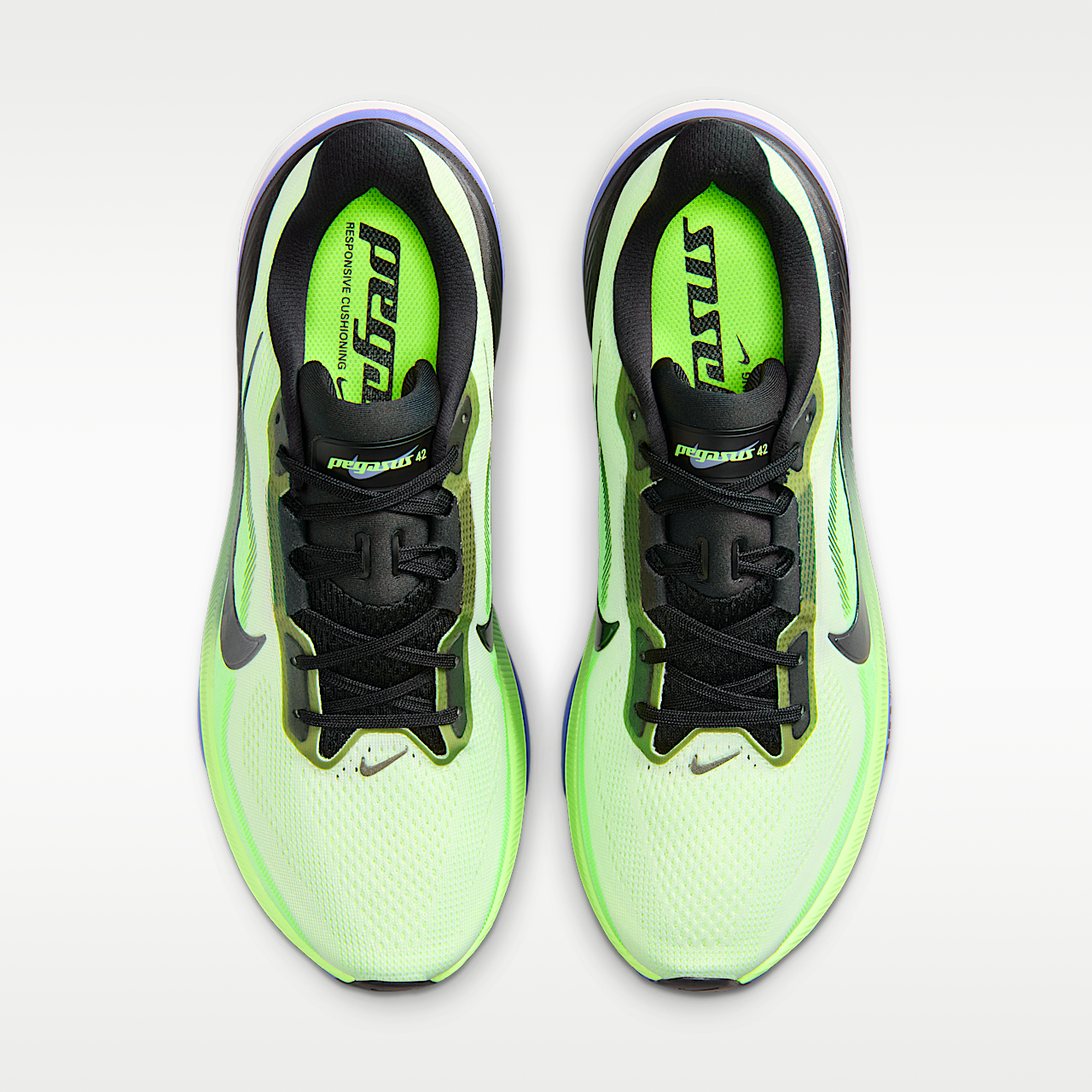 Nike Pegasus sneaker Volt Tint/Sapphire/Lime Blast/Black Spruce
