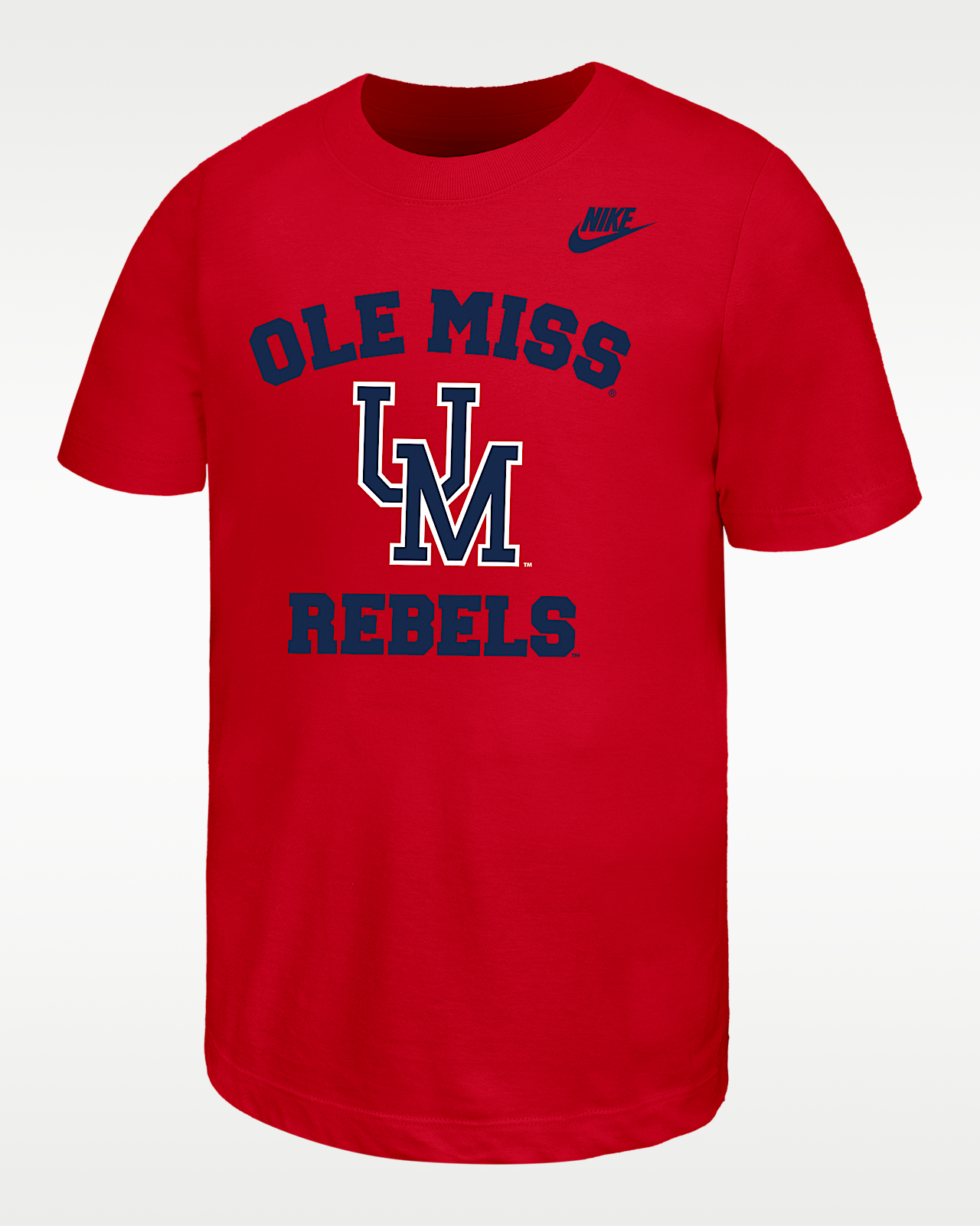 Детская футболка Ole Miss Rebels Big Kids' Nike Football для футбола