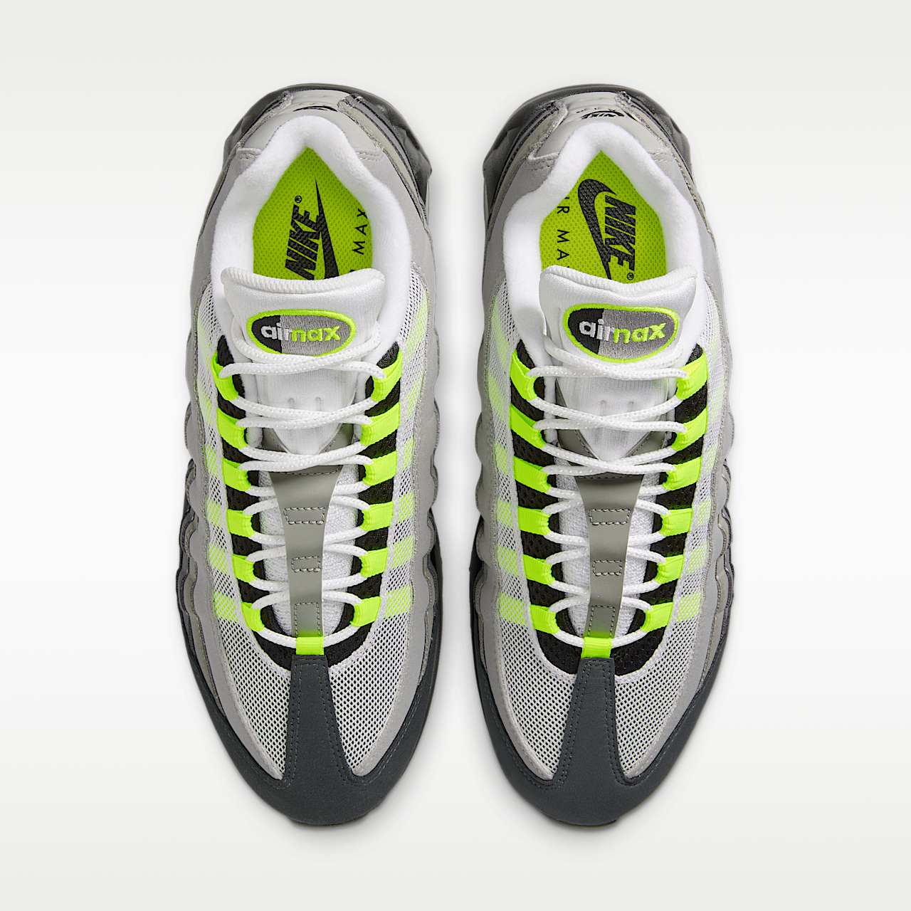 Nike Air Max 95 sneaker Zwart/Cool Grey/Neon Yellow