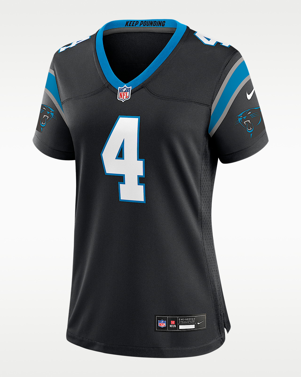 Женские джерси Tetairoa McMillan Carolina Panthers Nike NFL Game Jersey