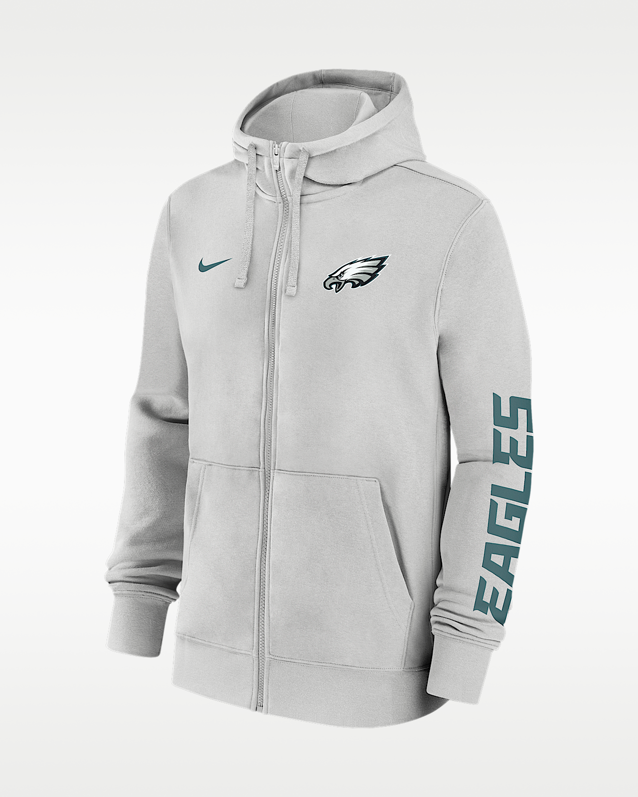 Мужское худи Philadelphia Eagles Club Nike NFL Full-Zip Hoodie