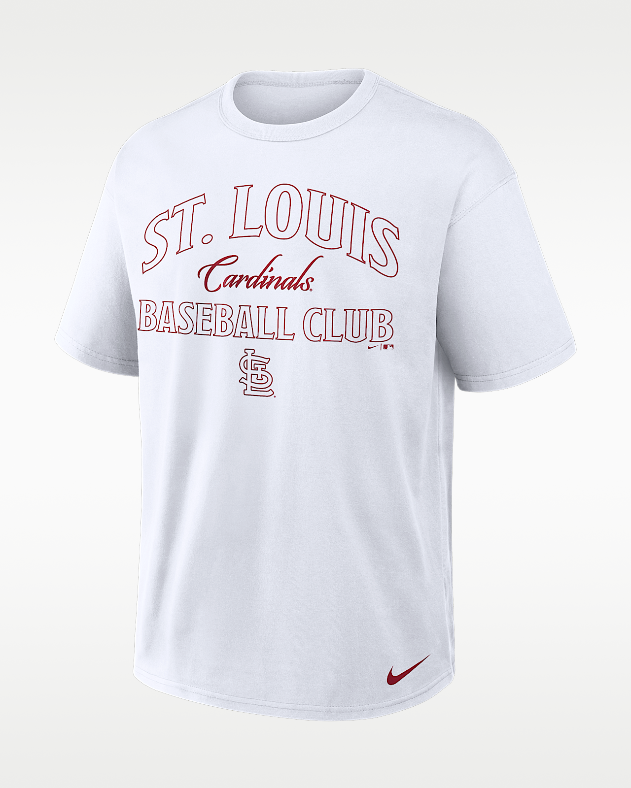 Мужская футболка St. Louis Cardinals Lock Up Minimal Max90 Nike MLB