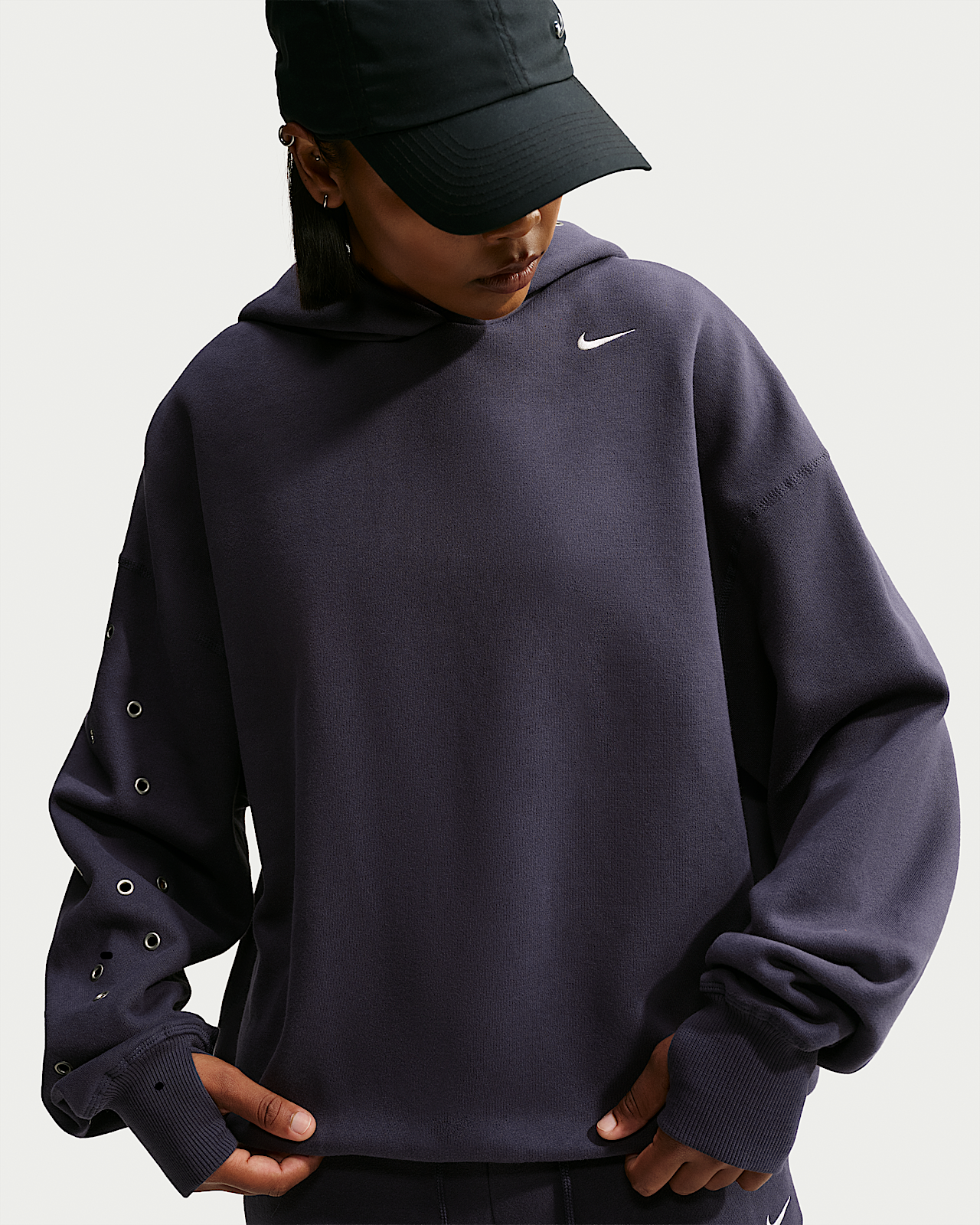 Женское худи Nike Studio Fleece Medium Weight Oversized Pullover Hoodie
