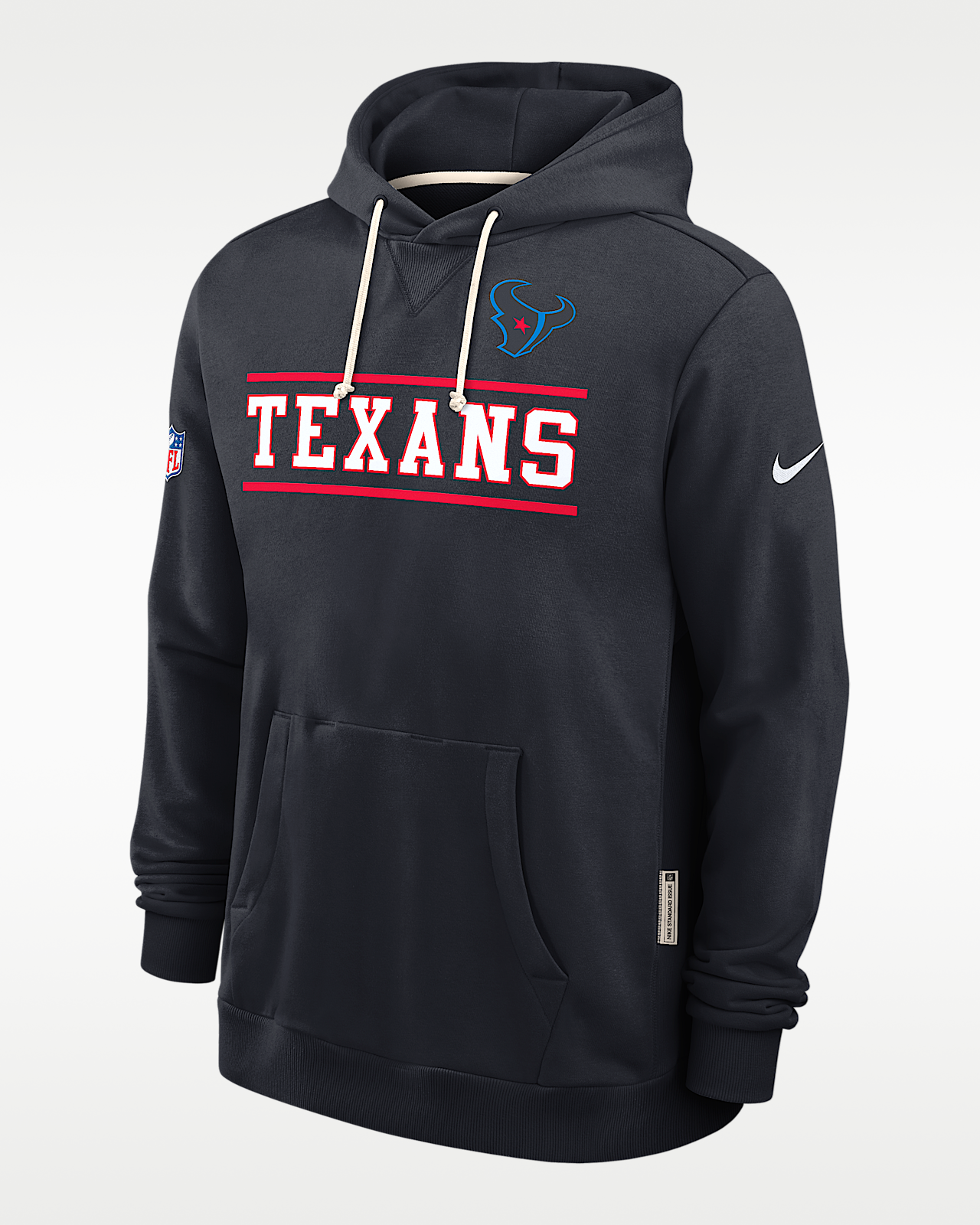 Мужское худи Houston Texans Alt Standard Issue Nike Dri-FIT NFL Pullover Hoodie