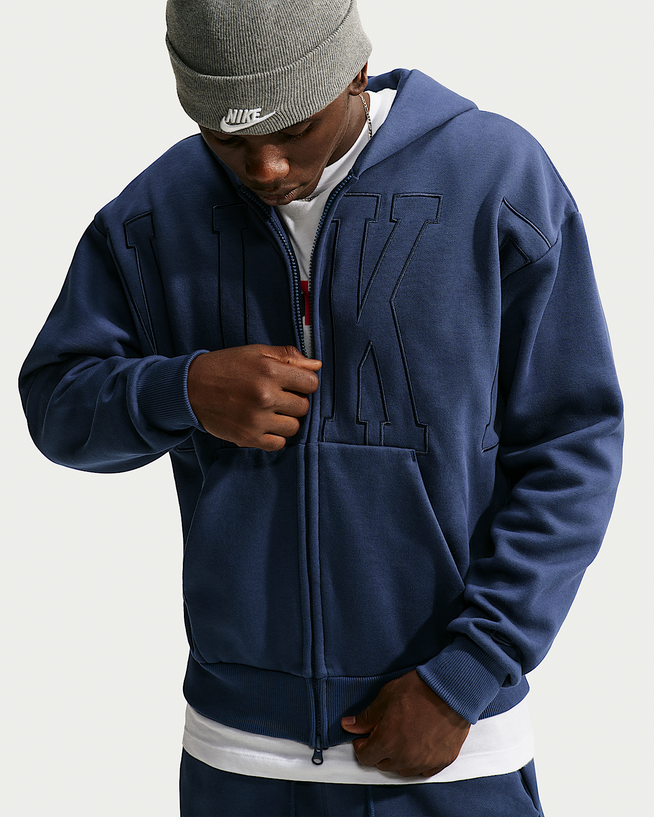 Мужское худи Nike Solo Fleece Loose Full-Zip Hoodie