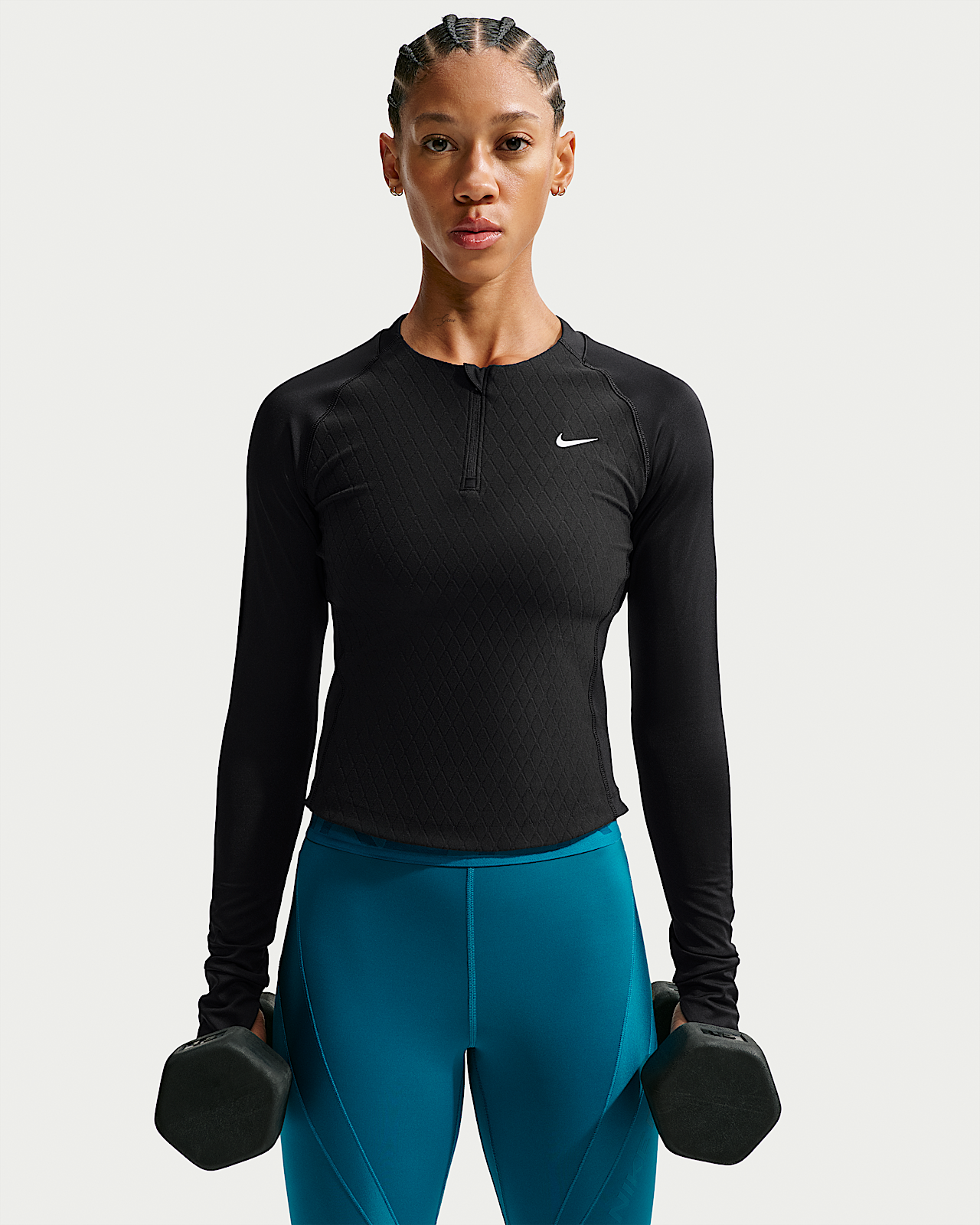 Женские  Nike Pro Sculpt Dri-FIT 1/4-Zip Long-Sleeve Top
