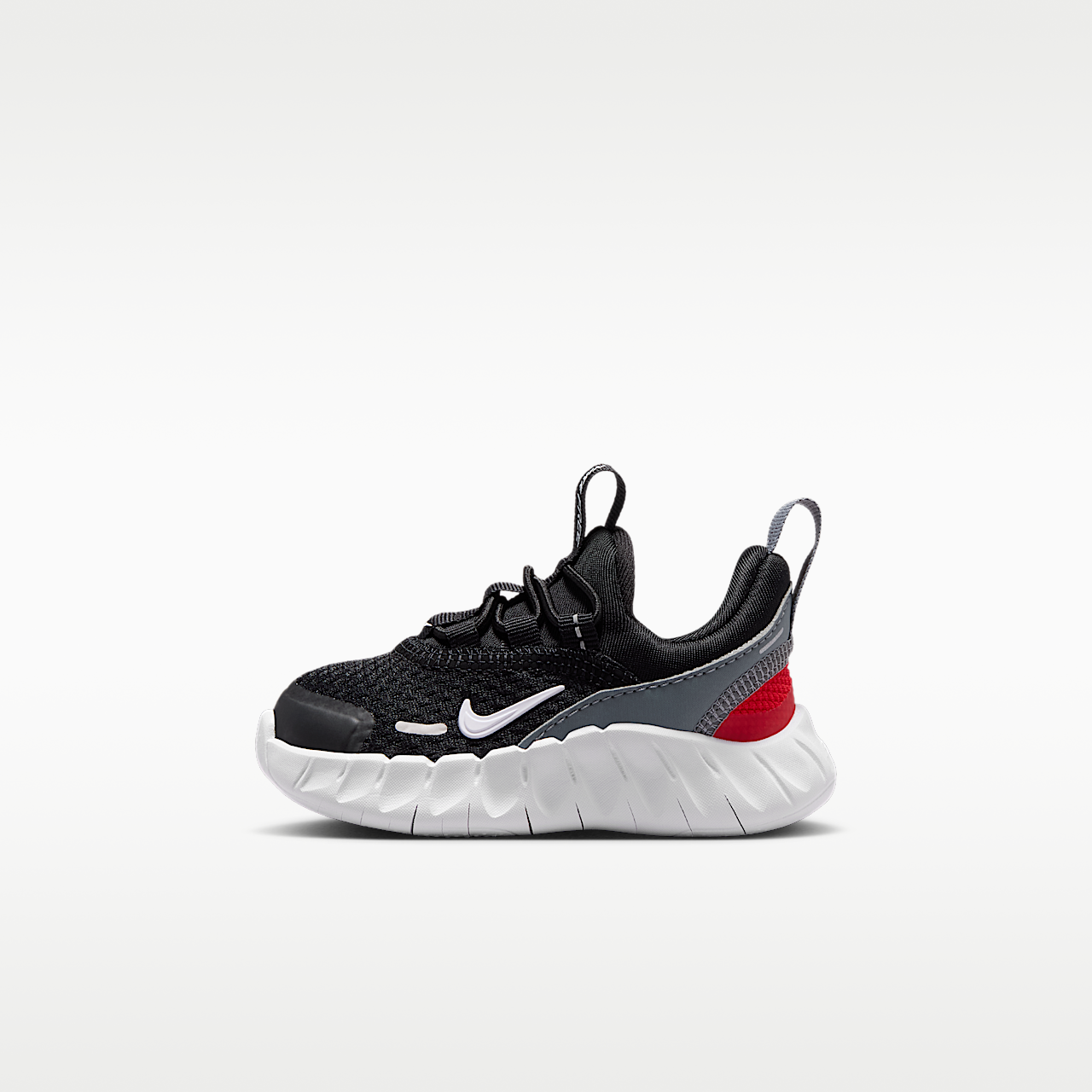 Nike Free sneaker Zwart/Cool Grey/University Red/Wit