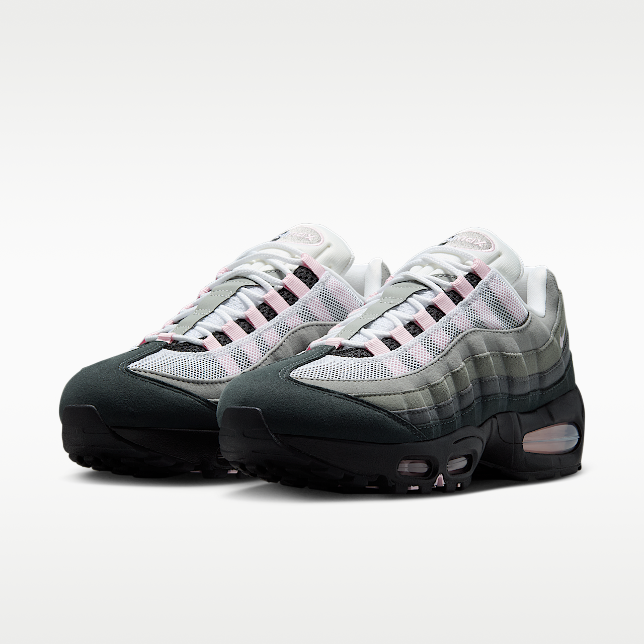 Nike Air Max sneaker Zwart/Wit/Reflect Silver/Pink Foam