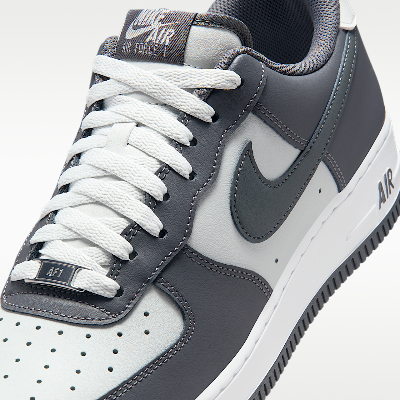 Nike Air Force 1 sneaker Photon Dust/Wit/Dark Grey