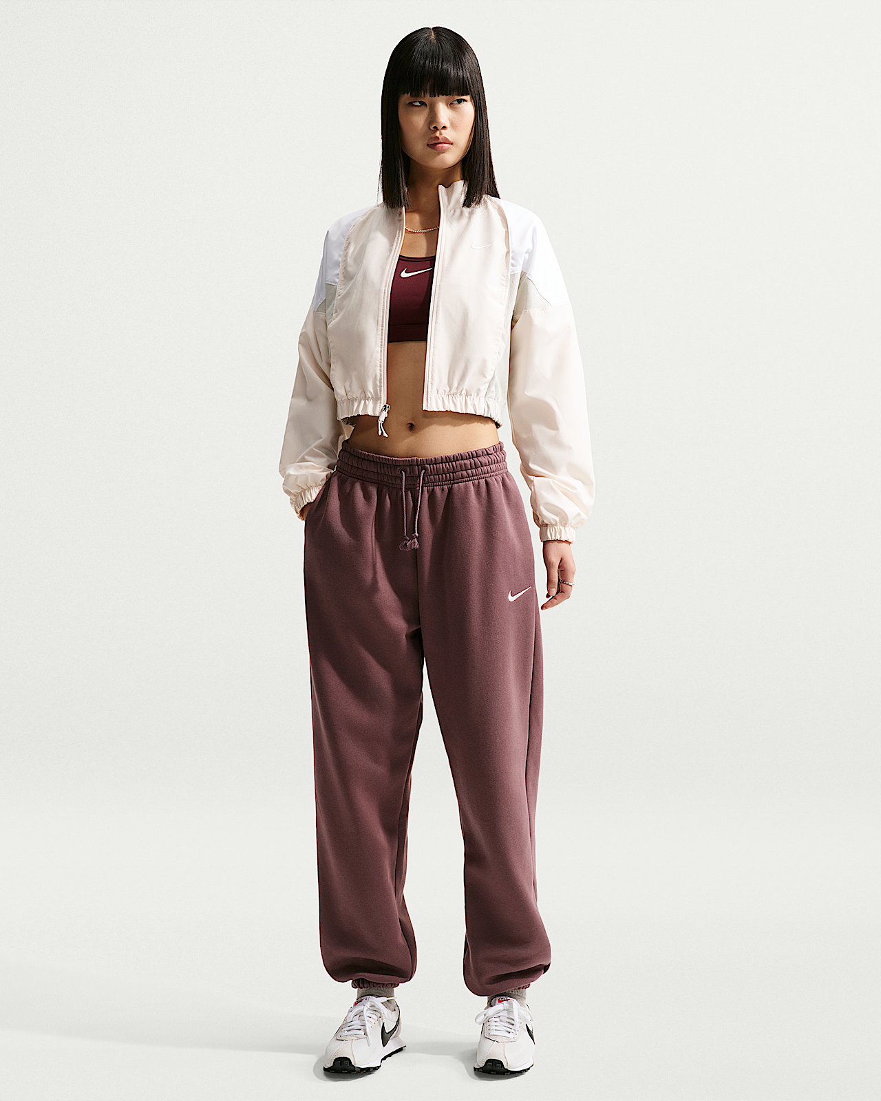 Женские  Nike Sportswear Phoenix Fleece High-Waisted Oversized Sweatpants