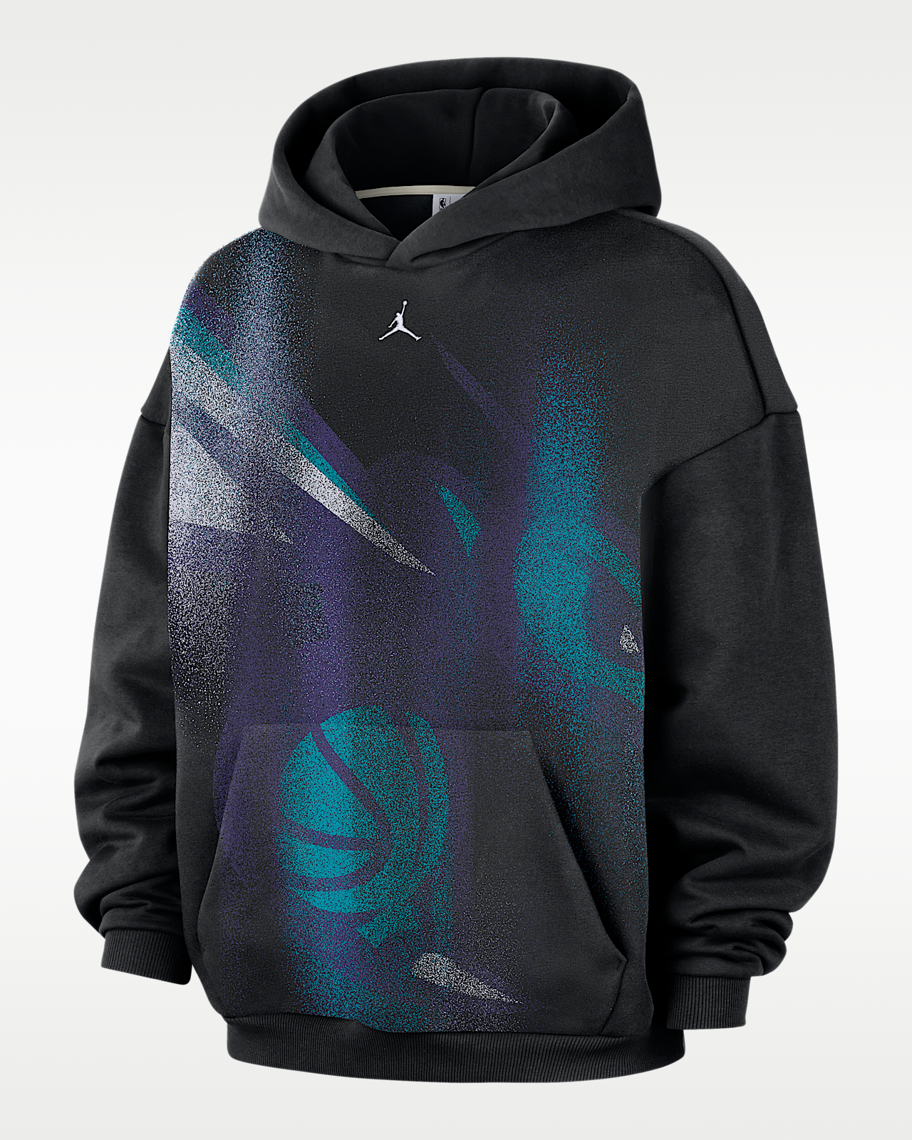 Мужское худи Charlotte Hornets Standard Issue NBA Nike Fleece Basketball Hoodie для баскетбола