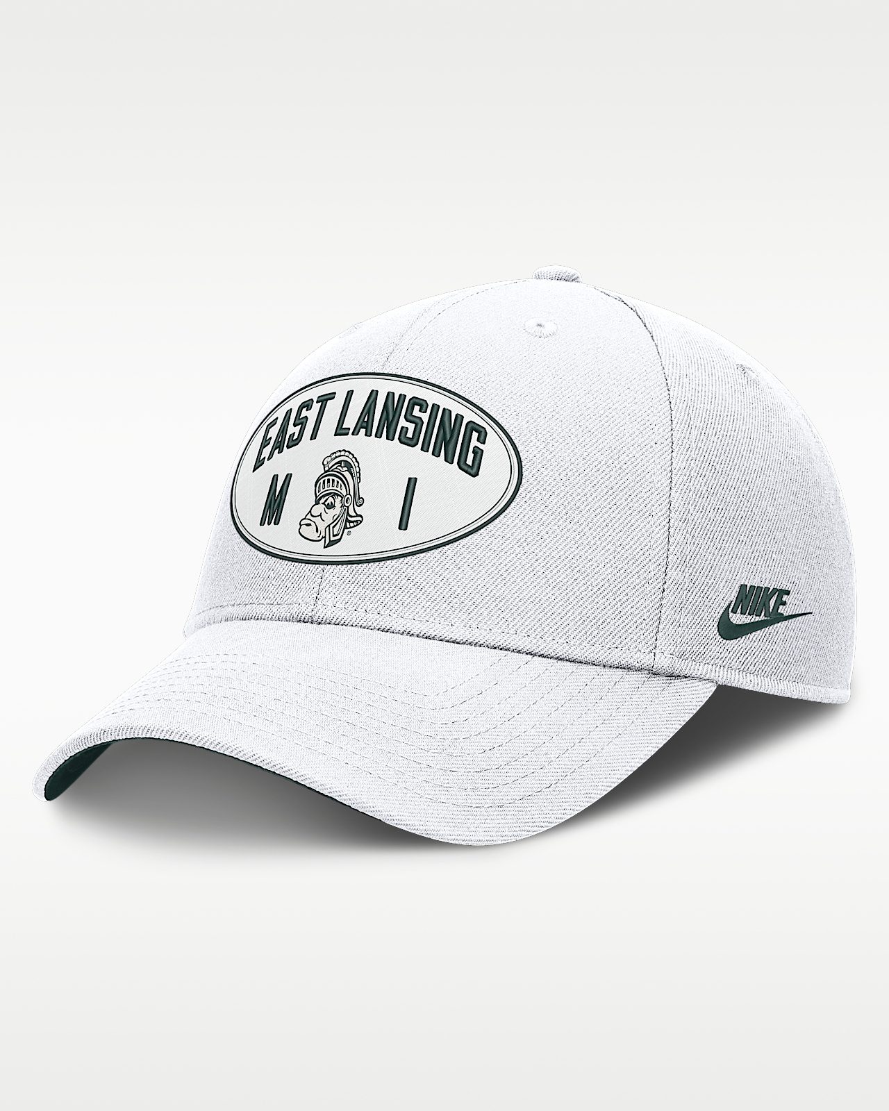 Женские  Michigan State Legacy Letter Location Rise Nike Dri-FIT College A-Frame Adjustable Hat