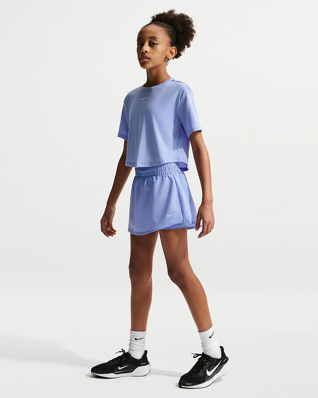 Детские  Nike One Big Kids' (Girls') Dri-FIT High-Waisted Skort