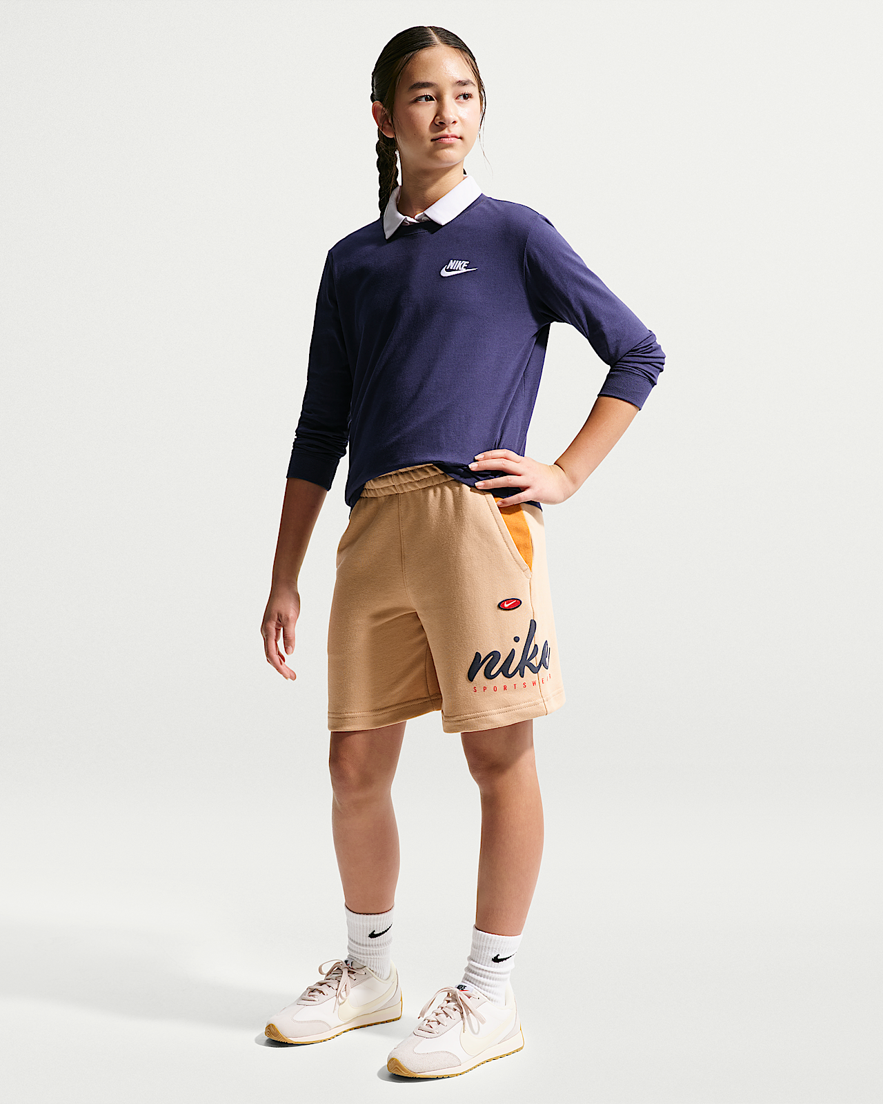 Детские шорты Nike Sportswear Club Big Kids' French Terry Shorts