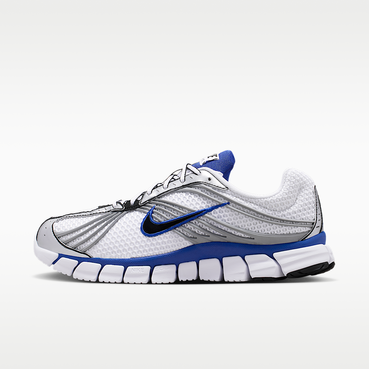 Nike  sneaker Wit/Metallic Silver/Old Royal/Zwart