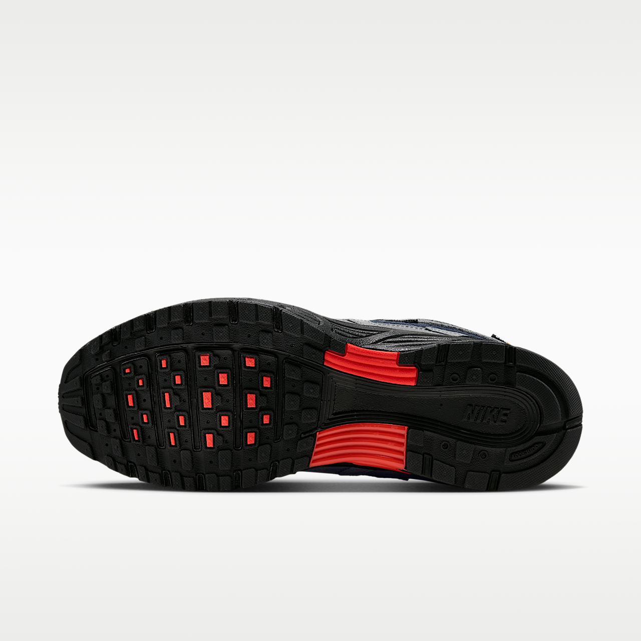 Nike P-6000 sneaker Thunder Blue/Stealth/Bright Crimson/Zwart
