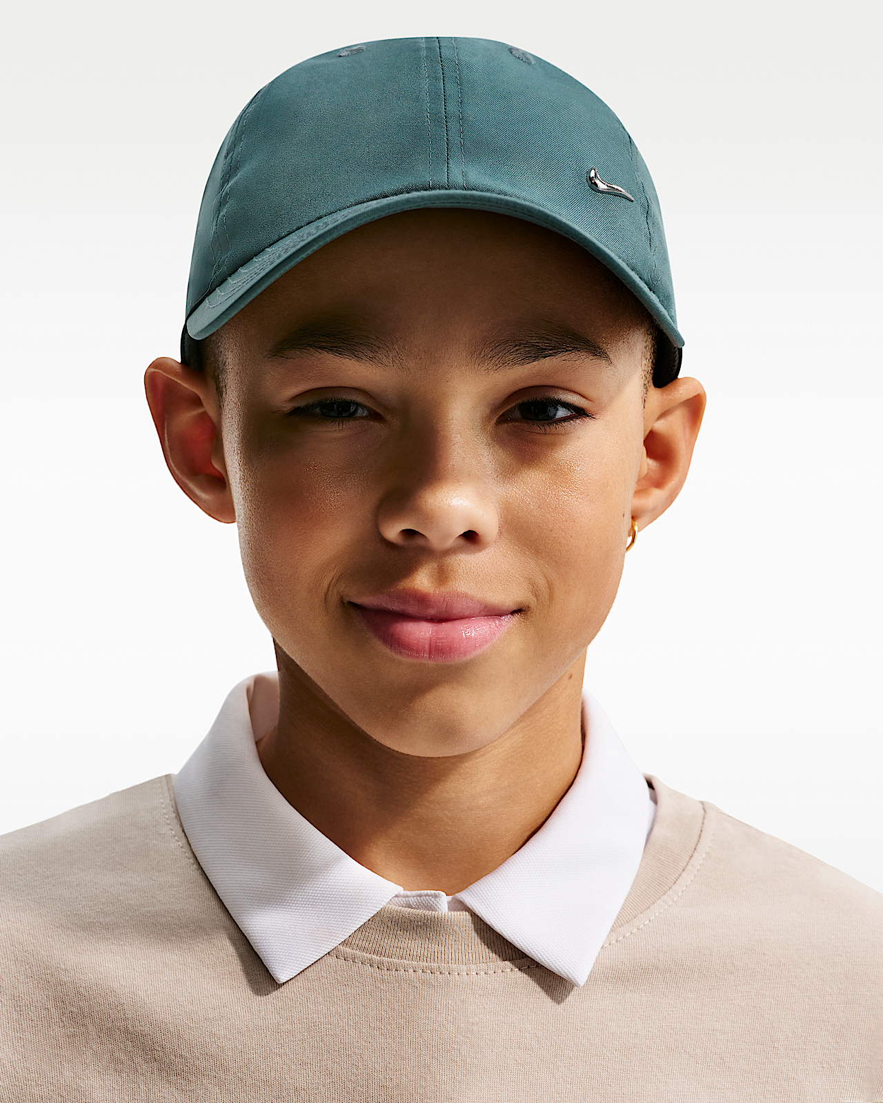 Детская кепка Nike Dri-FIT Club Kids' Unstructured Metal Swoosh Cap