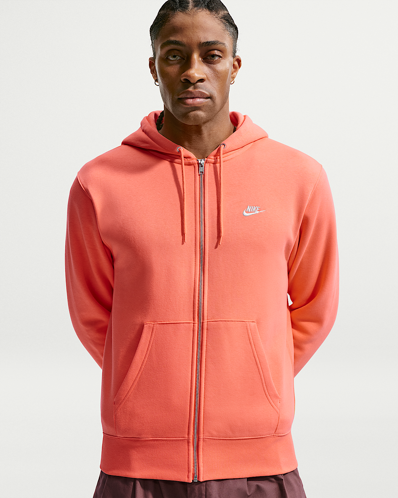 Мужское худи Nike Club Full-Zip Fleece Hoodie