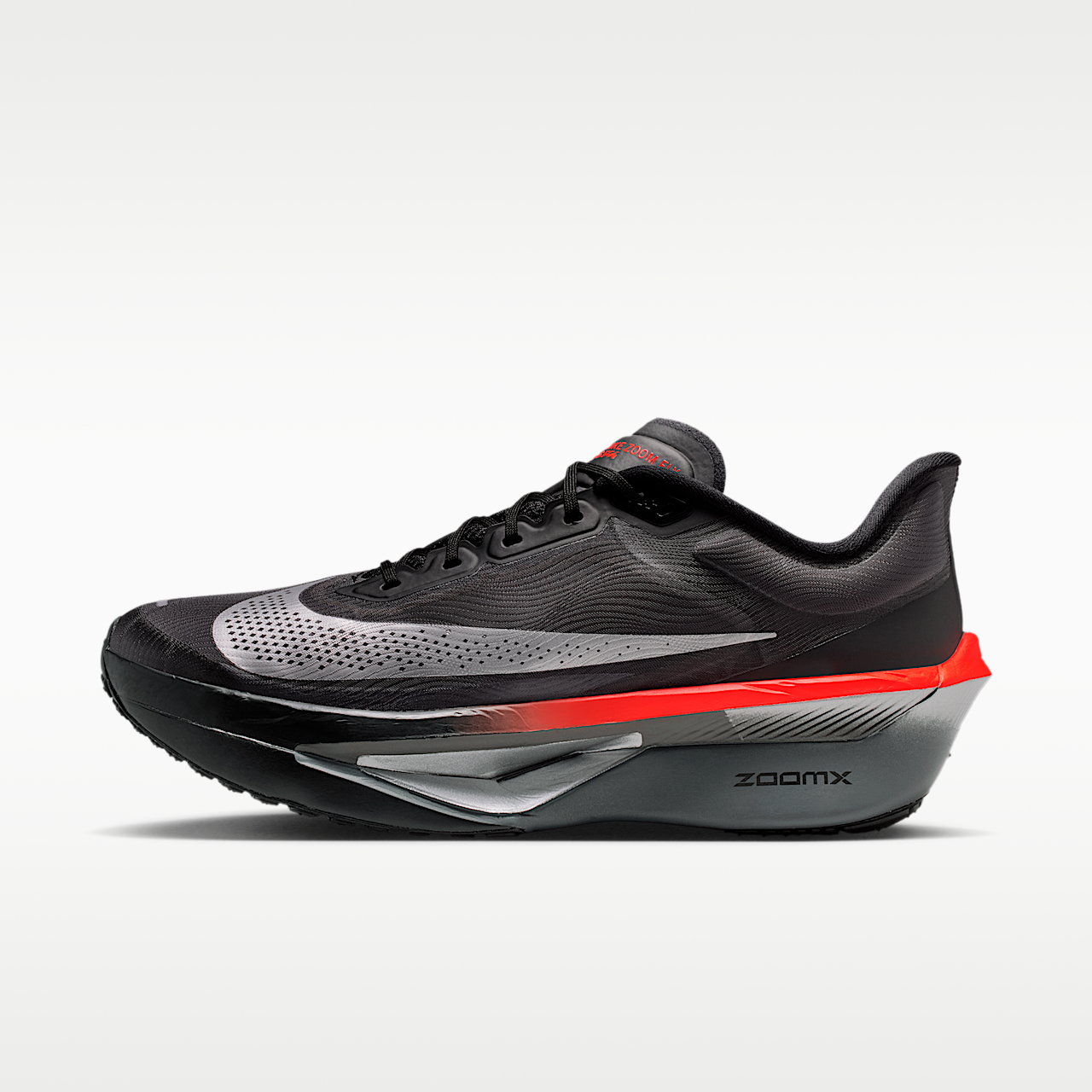 Nike  sneaker Zwart/Bright Crimson/Wolf Grey/Metallic Silver