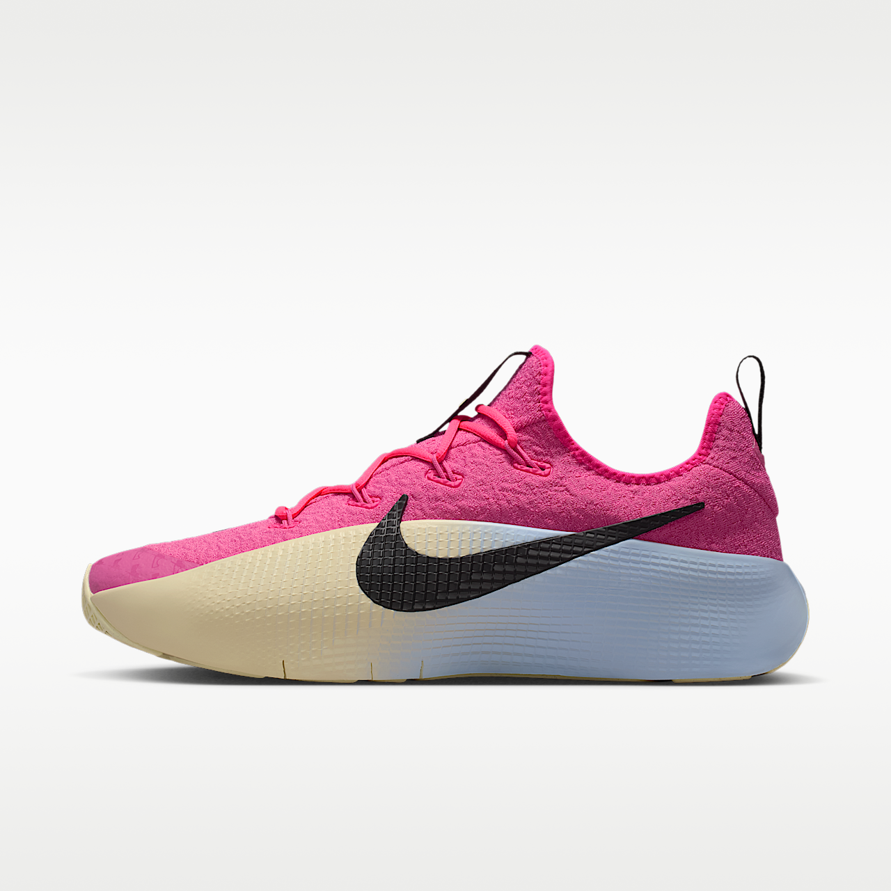 Nike LeBron sneaker Pinksicle/Alabaster/Hydrogen Blue/Zwart