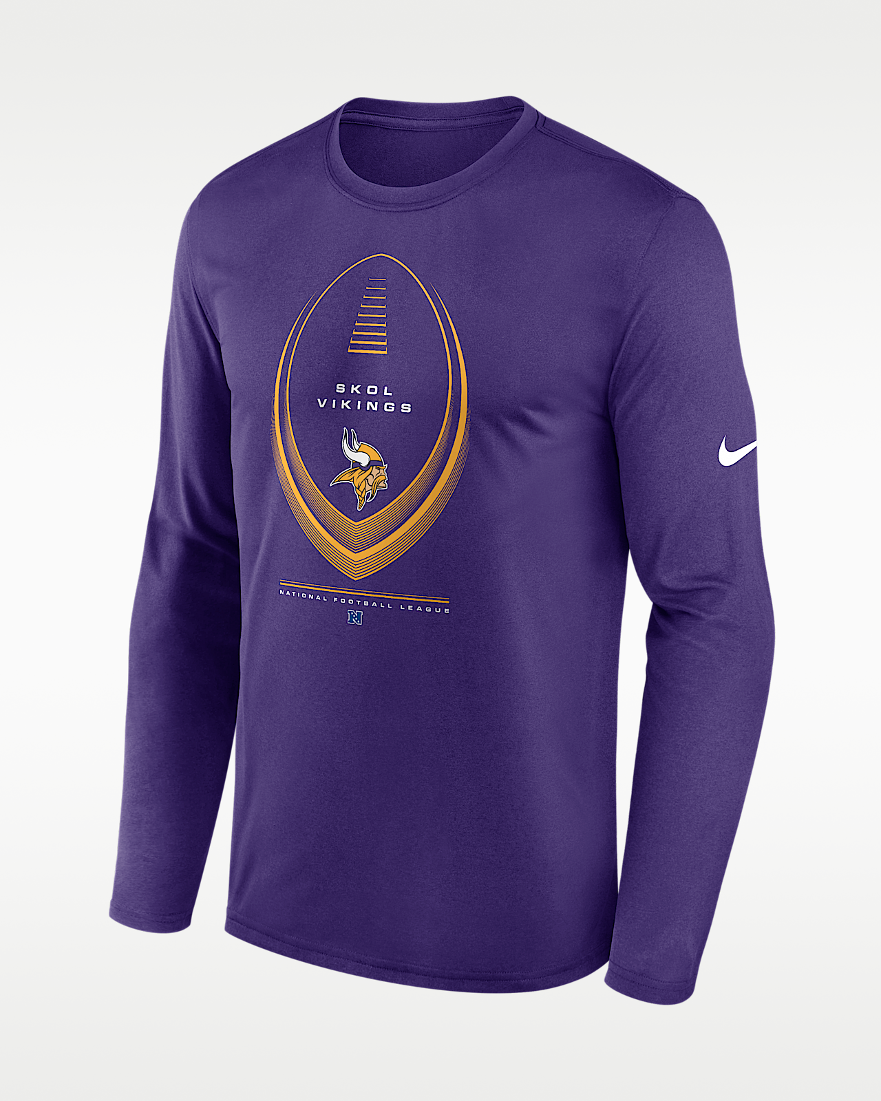 Мужская футболка Minnesota Vikings Legend Icon Nike Dri-FIT NFL Long-Sleeve