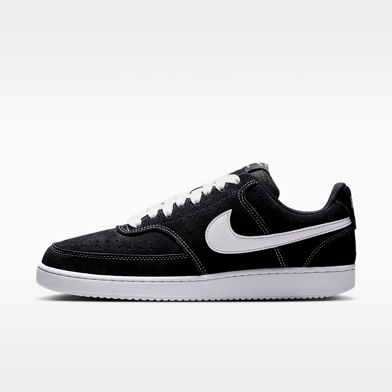 Nike Court Vision Low FL (Black/White)