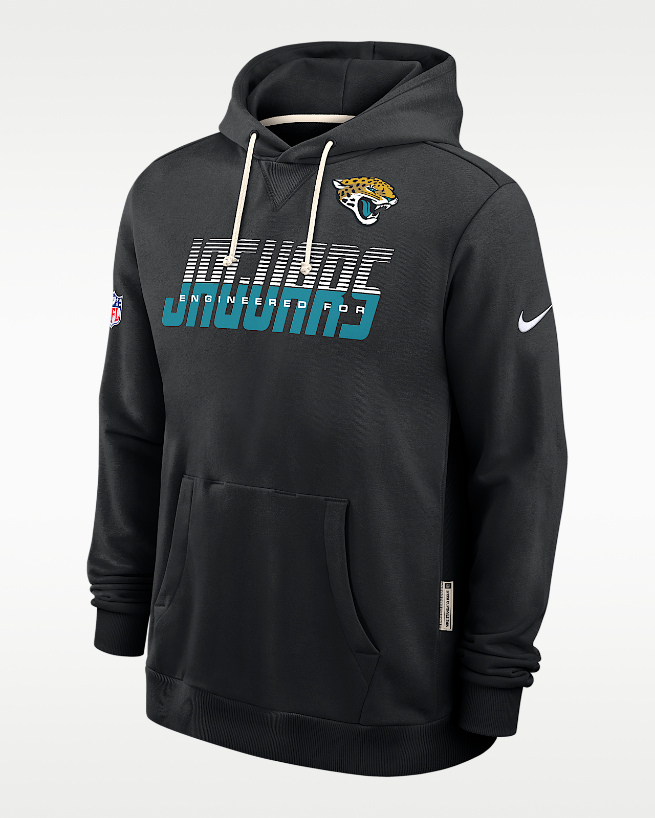 Мужское худи Jacksonville Jaguars Sideline Standard Issue Nike Dri-FIT NFL Pullover Hoodie