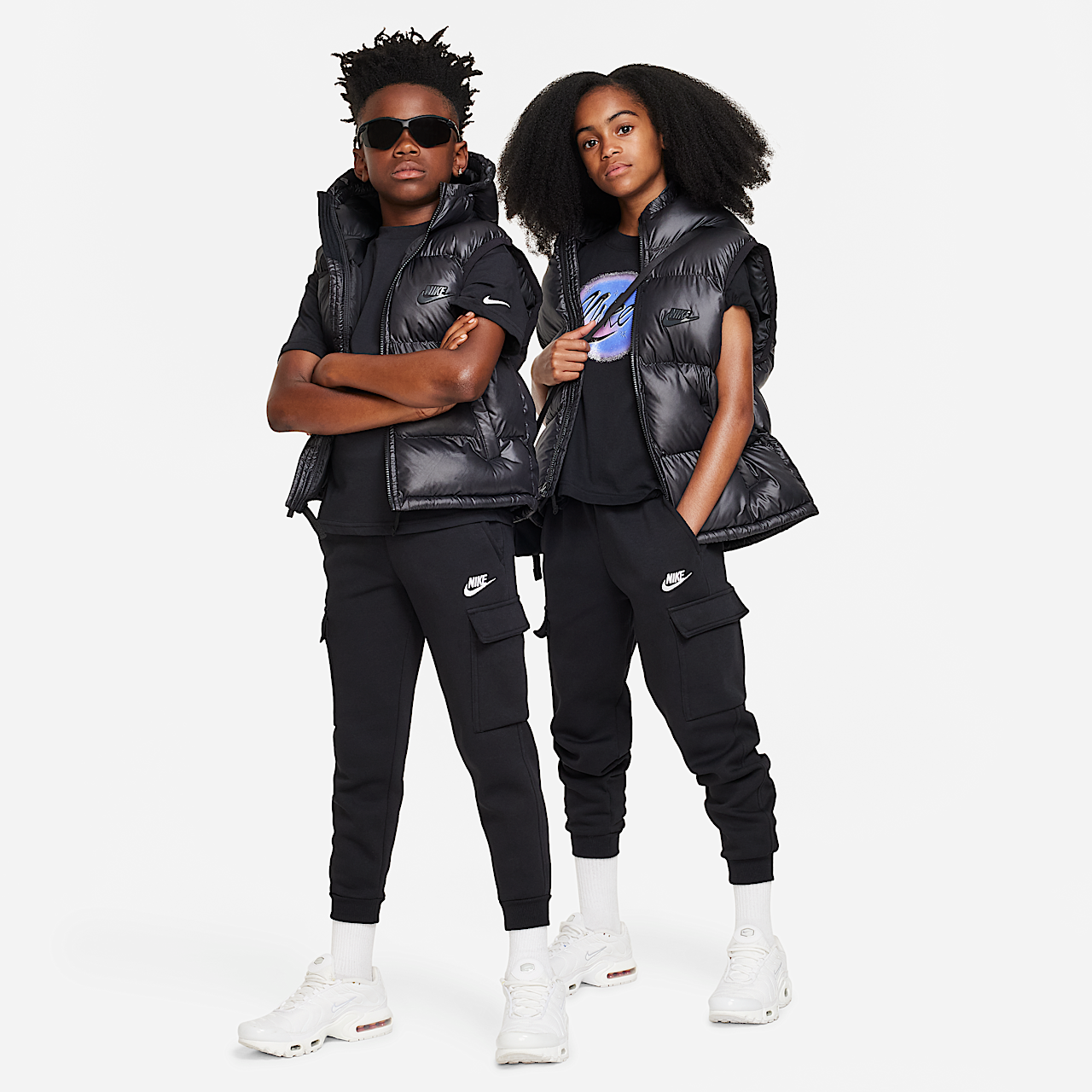 Nike  sneaker Zwart/Zwart/Wit