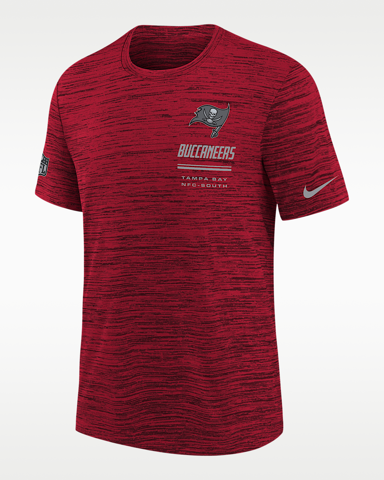 Детская футболка Tampa Bay Buccaneers Sideline Team Issue Velocity Big Kids' Nike Dri-FIT NFL