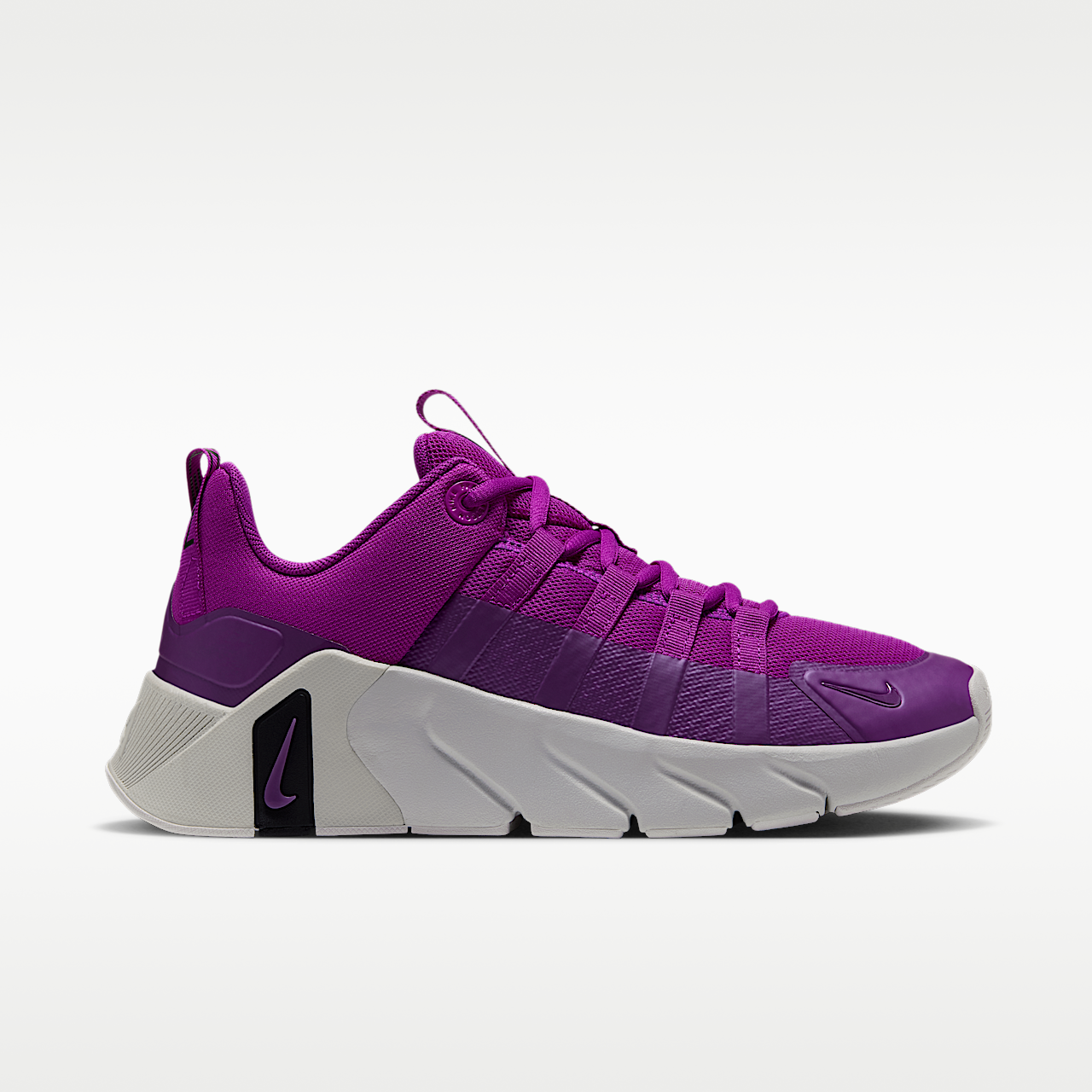 Nike Free sneaker Vivid Purple/Zwart/Platinum Tint/Vivid Purple