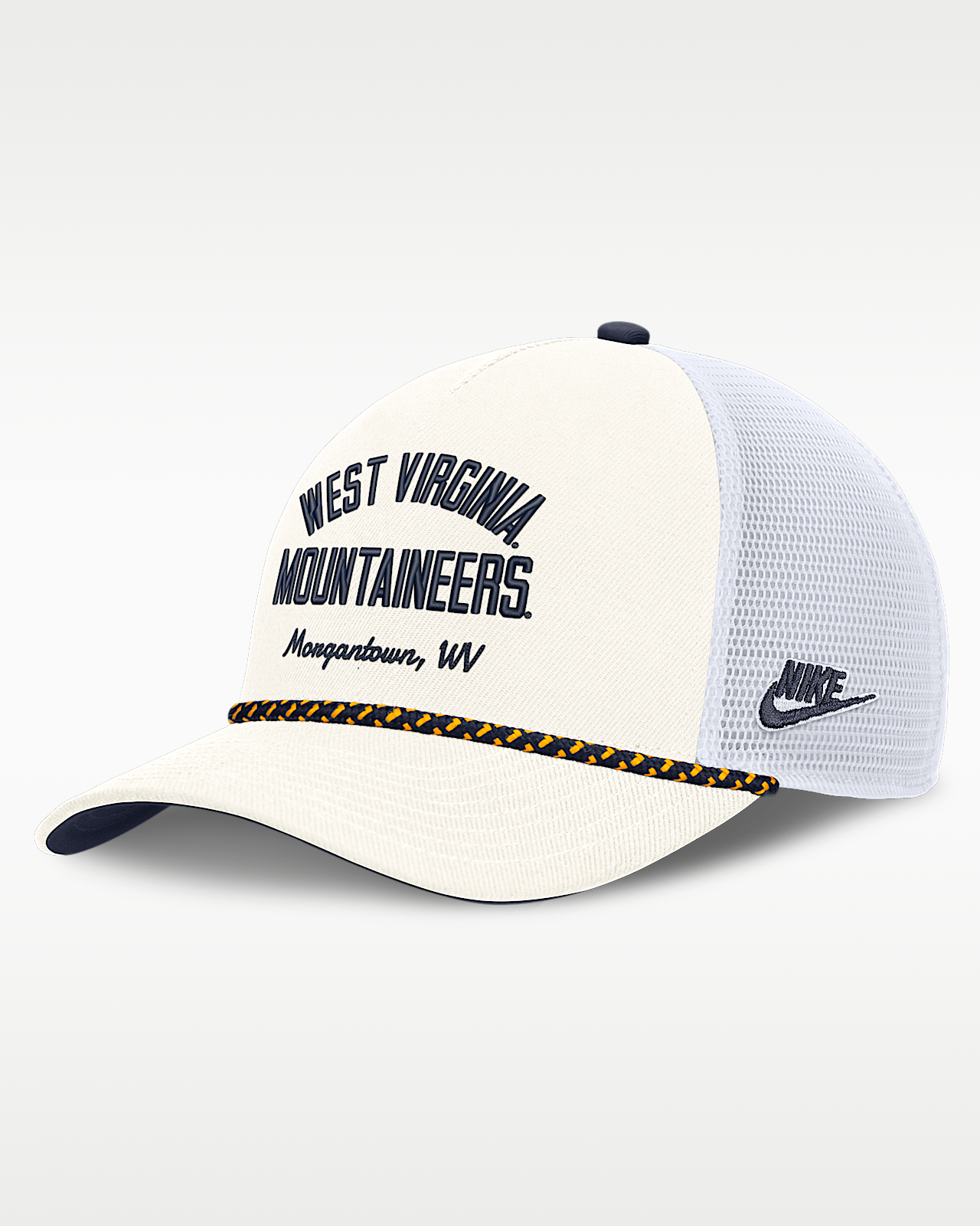Женские  West Virginia Denim Nike College Trucker Adjustable Hat