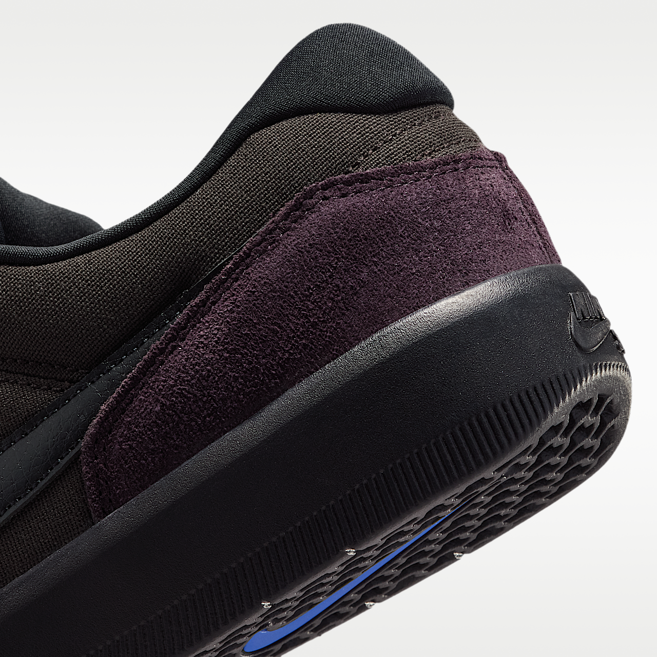 Nike  sneaker Shadow Brown/Burgundy Ash/Racer Blue/Zwart
