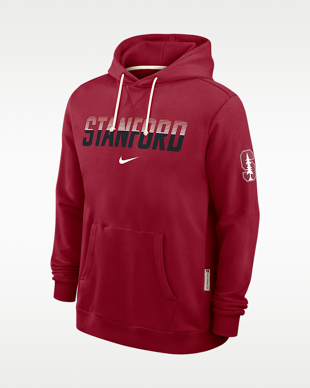 Мужское худи Stanford Sideline Standard Issue Nike Dri-FIT College Pullover Hoodie