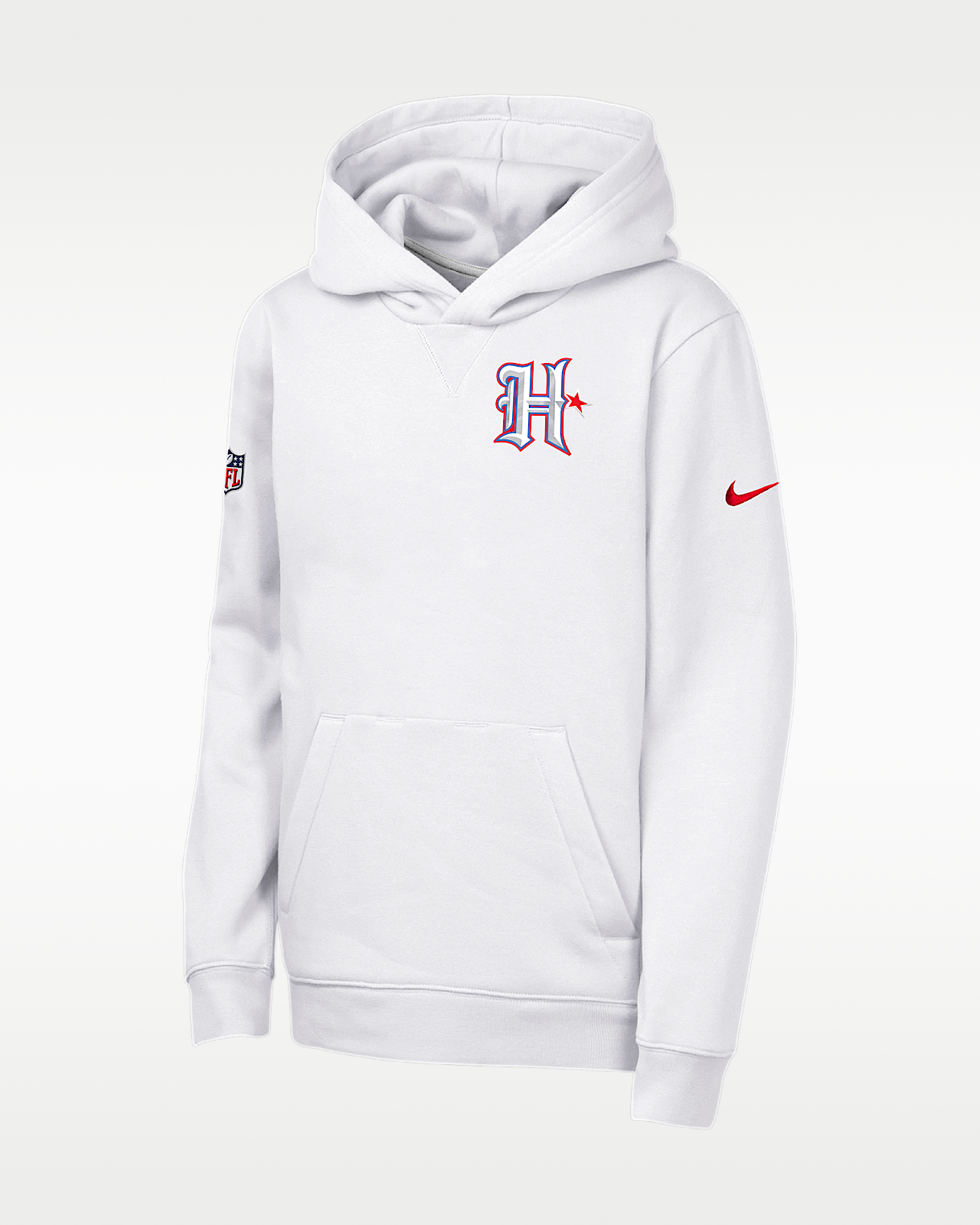 Детское худи Houston Texans Rivalries Collection Sideline Club Big Kids' Nike NFL Pullover Hoodie