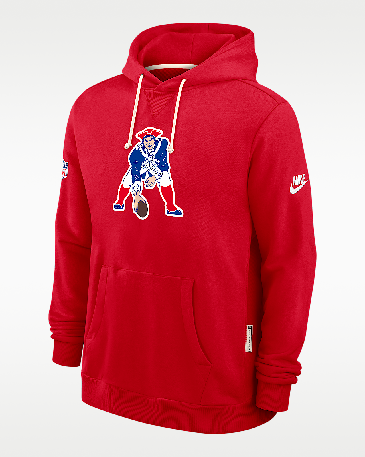 Мужское худи New England Patriots Alt Offensive Set Play Sideline Nike Dri-FIT NFL Pullover Hoodie