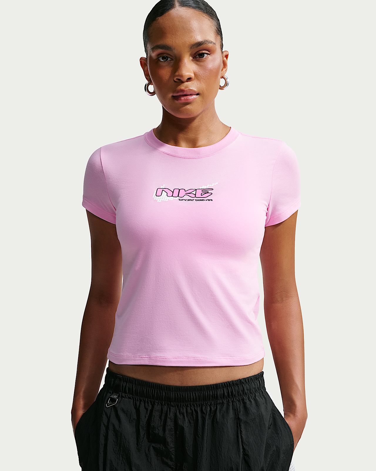 Женская футболка Nike Sportswear Chill Knit Slim Mod-Cropped