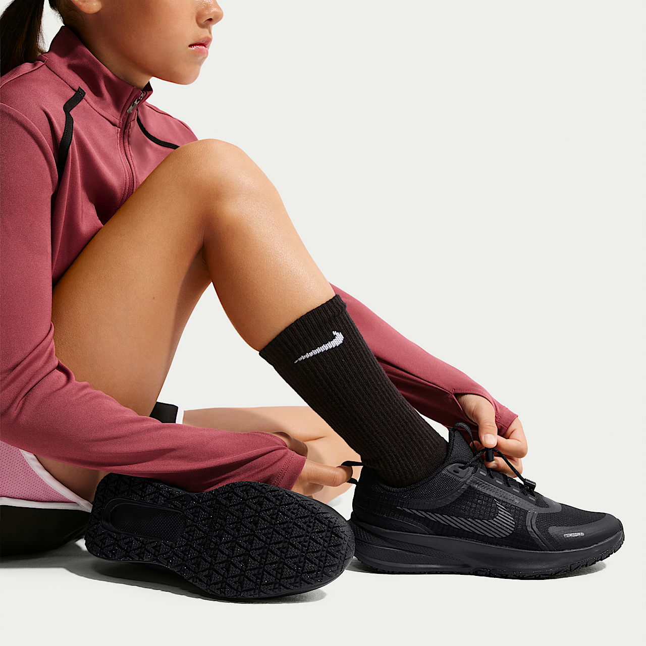 Nike  sneaker Zwart/Anthracite