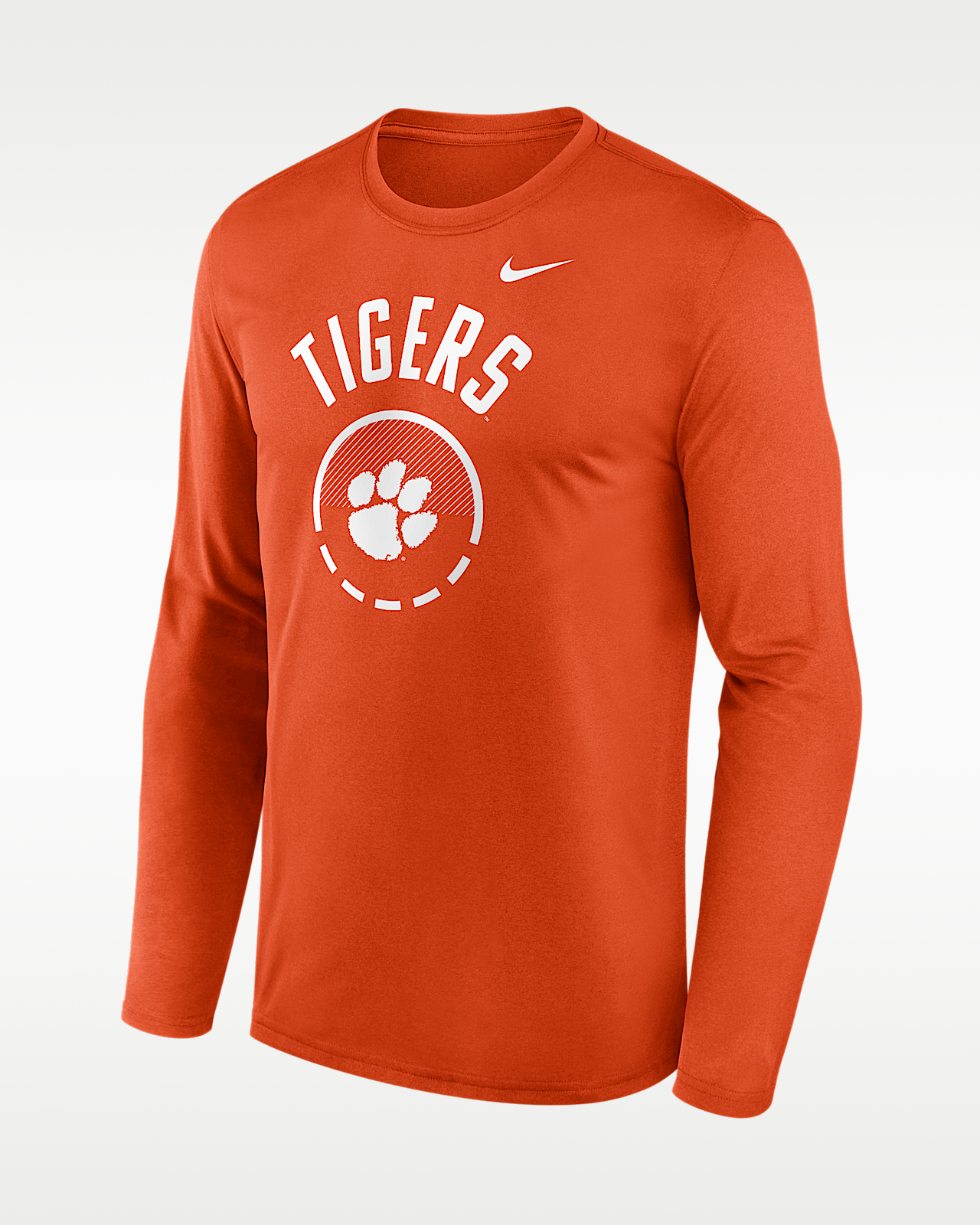 Мужская футболка Clemson Courtside Nike Dri-FIT College Long-Sleeve