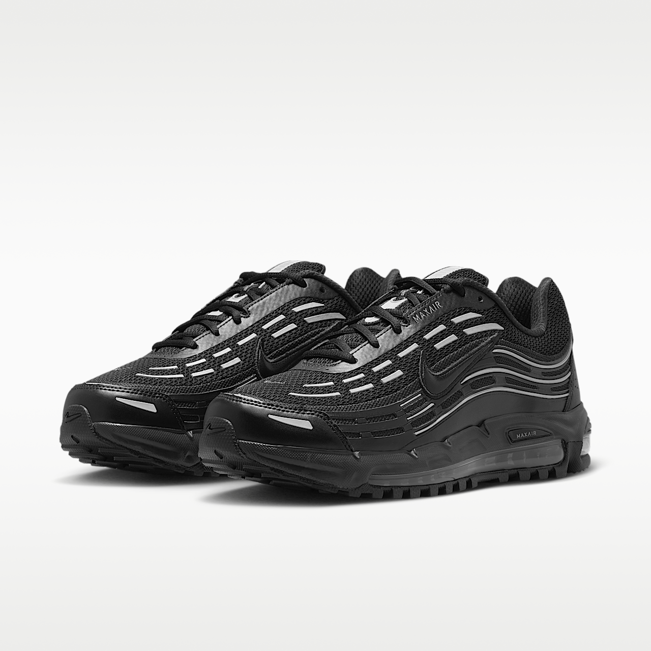 Nike Air Max sneaker Zwart/Zwart/Metallic Silver/Zwart