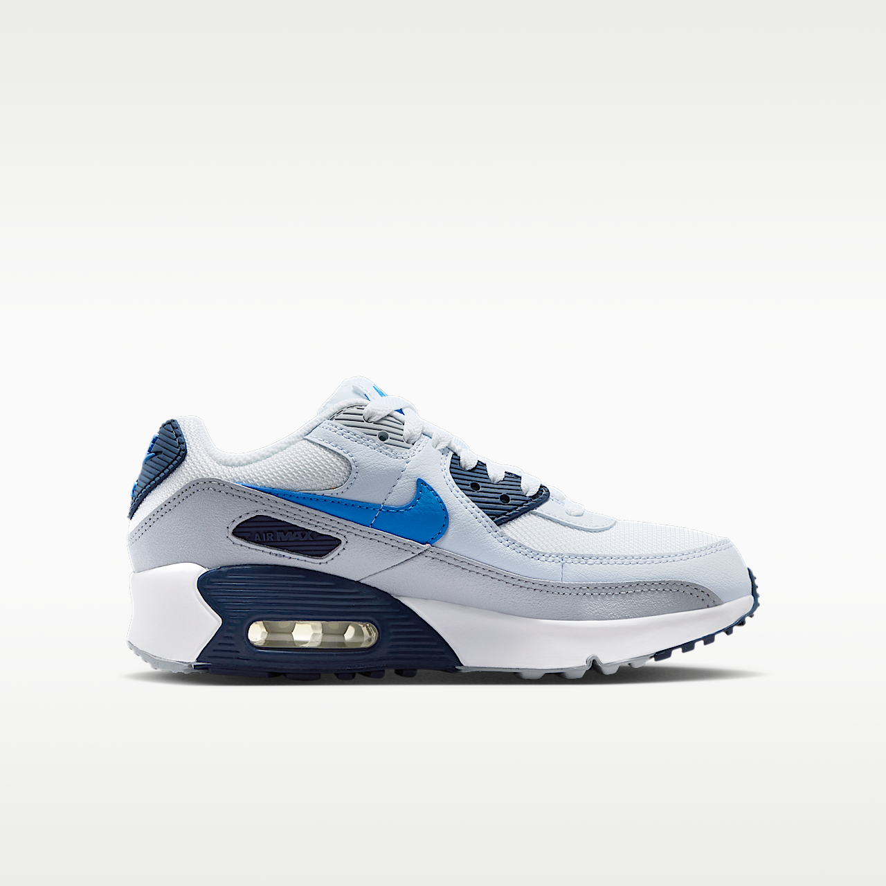 Nike Air Max sneaker Wit/Midnight Navy/Football Grey/Blue Crystal