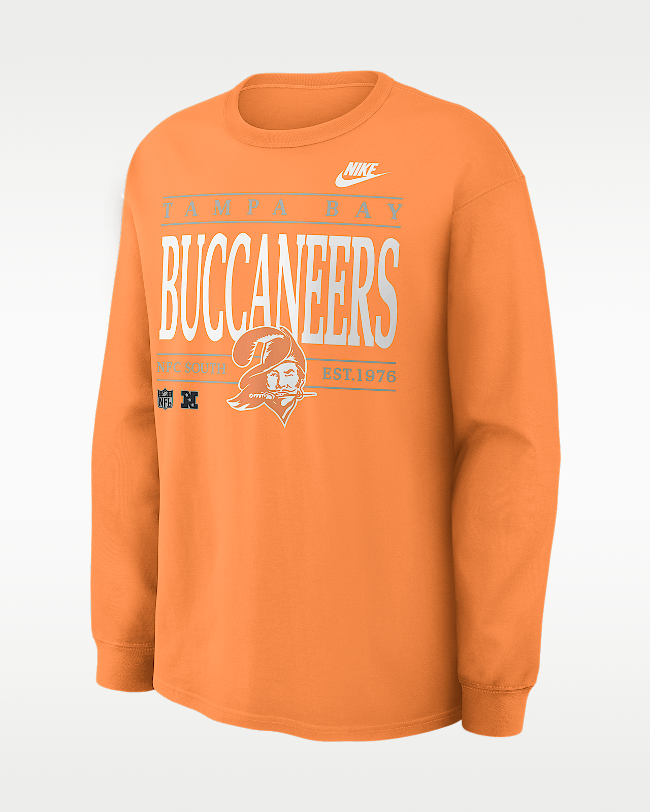 Мужская футболка Tampa Bay Buccaneers Rewind Max90 Nike NFL Long-Sleeve