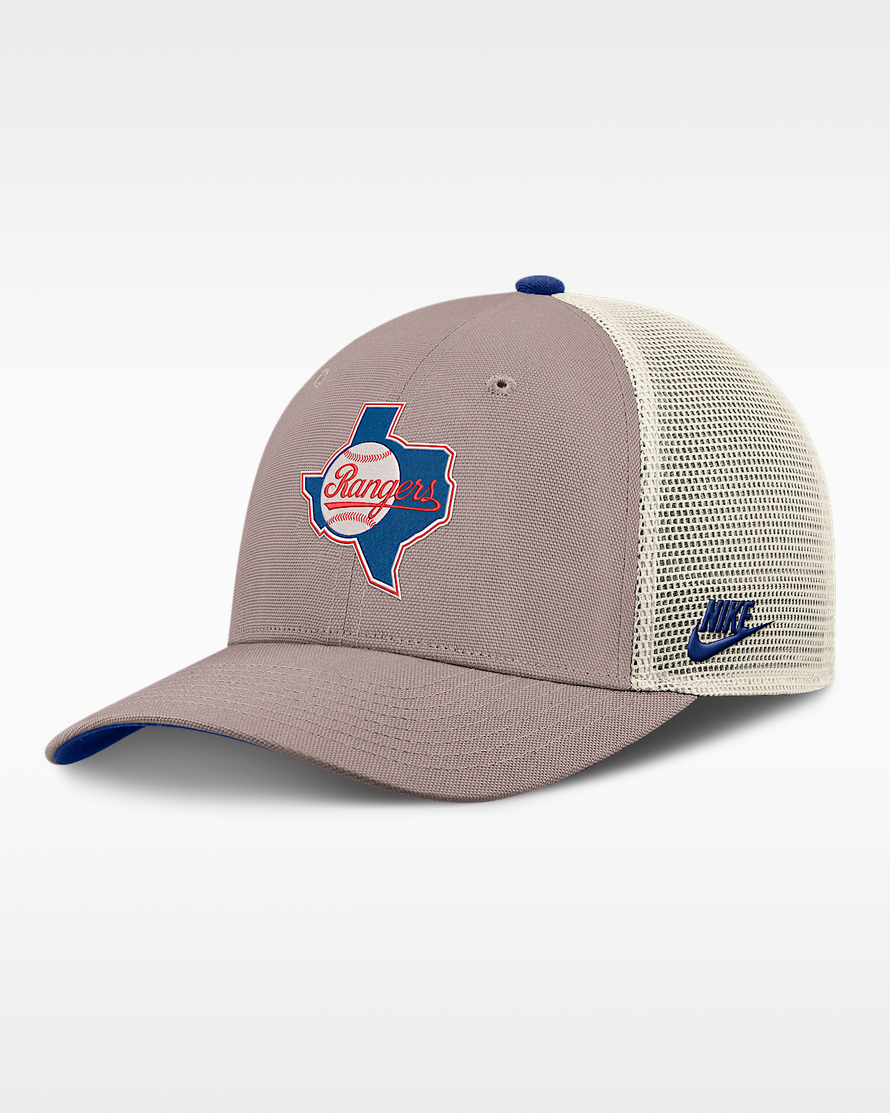 Мужские  Texas Rangers Cooperstown Rise Nike MLB Adjustable Trucker Hat