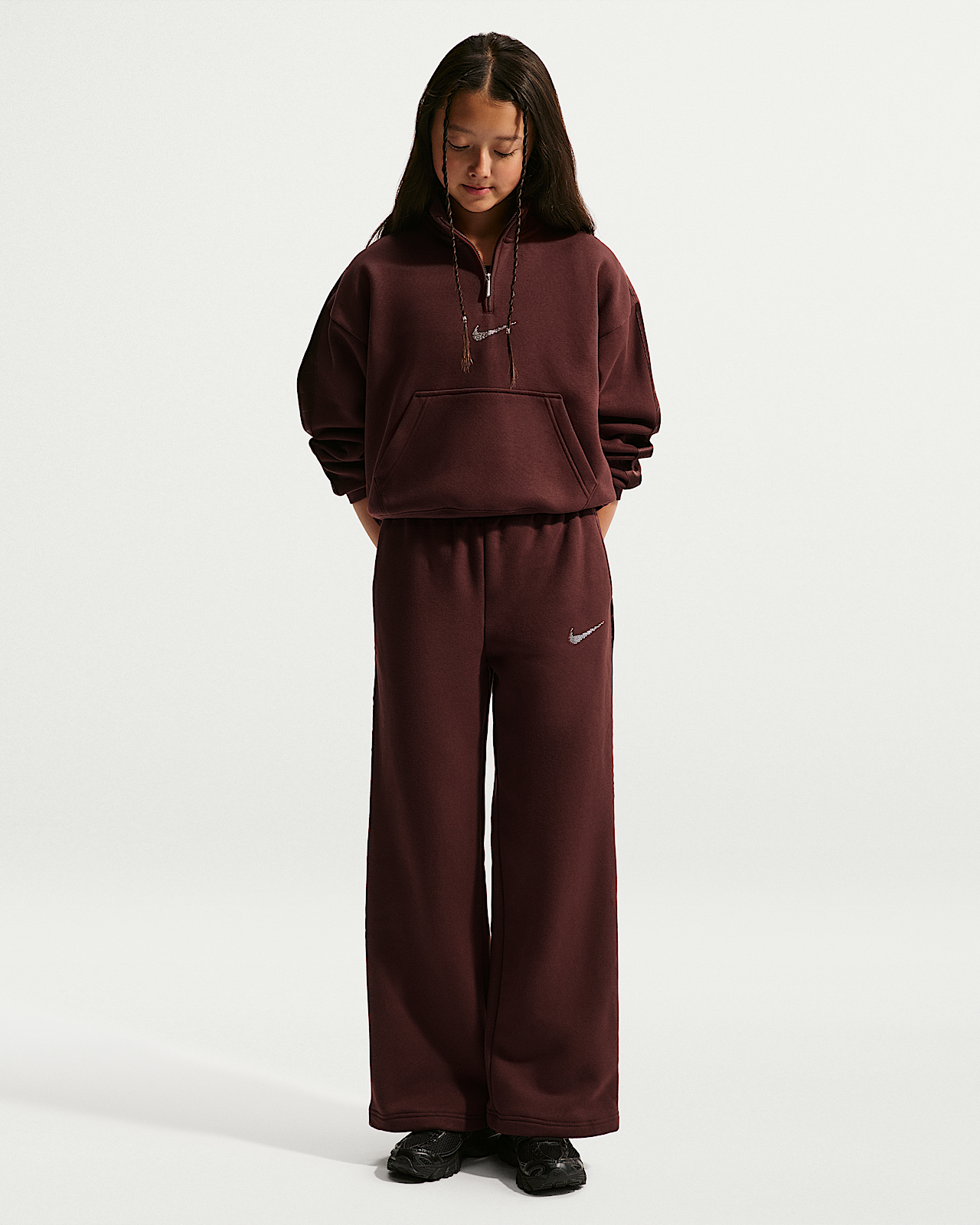 Детские  Nike Studio Fleece Big Kids' (Girls') Pants
