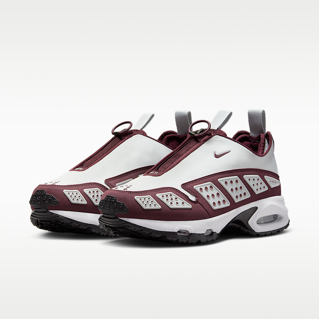 Nike Air Max SNDR sneaker Photon Dust/Zwart/Wit/Night Maroon