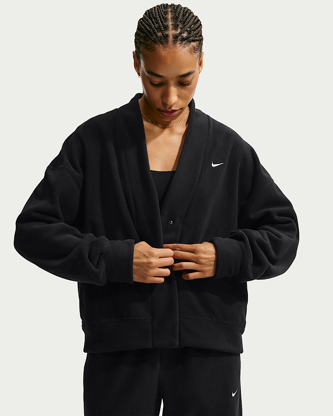 Женские  Nike One Therma-FIT Fleece Cardigan