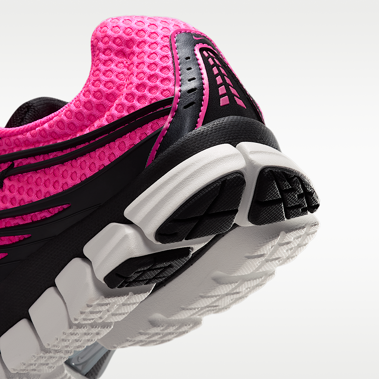 Nike  sneaker Hyper Pink/Zwart/Summit White/Metallic Silver