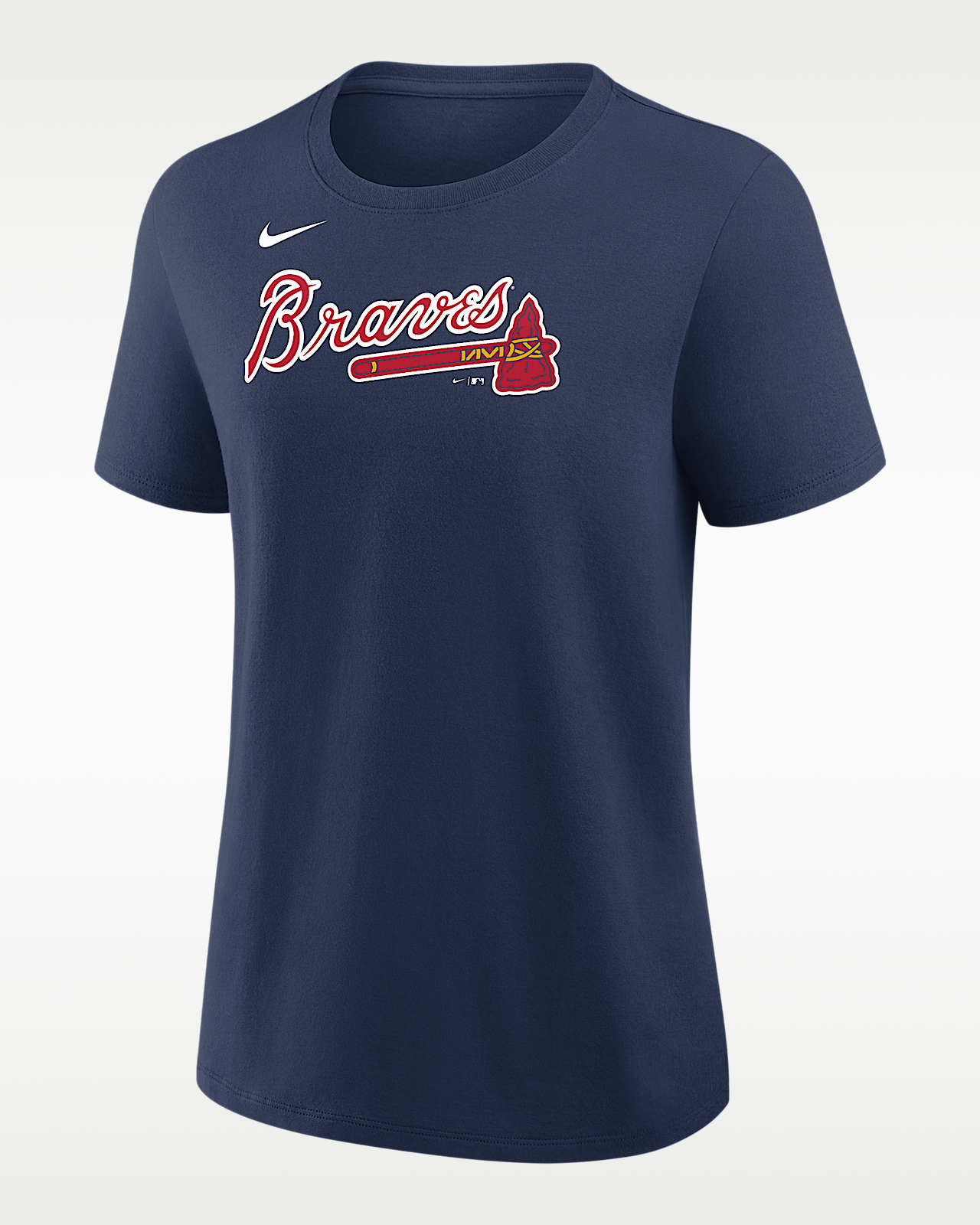 Женская футболка Atlanta Braves Wordmark Nike MLB