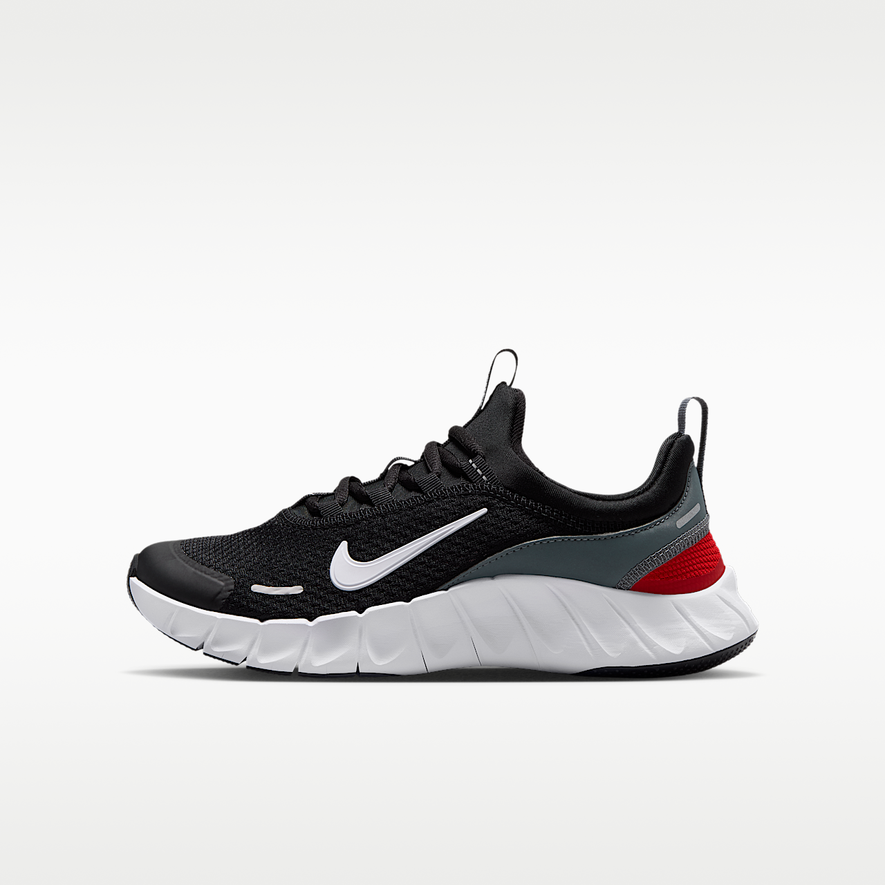 Nike Free sneaker Zwart/Cool Grey/University Red/Wit