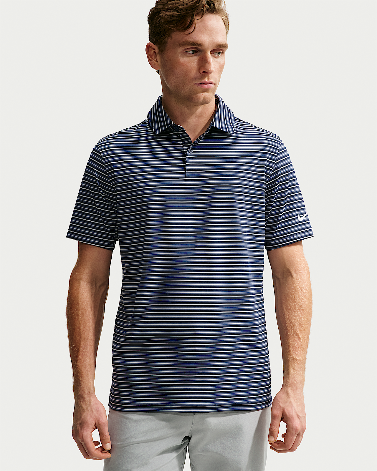 Мужские  Nike Velocity Dri-FIT Striped Golf Polo