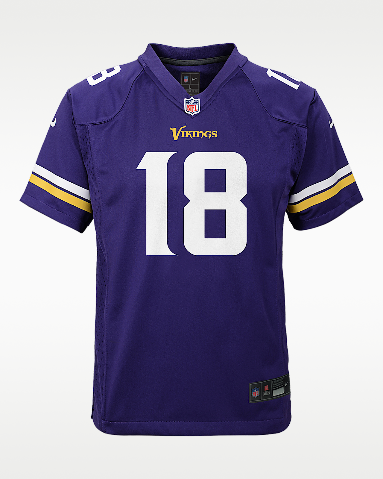 Детские джерси Justin Jefferson Minnesota Vikings 2024 Big Kids' Nike NFL Game Jersey